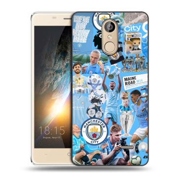 Силиконовый чехол на BQ Bond с принтом Man City Манчестер Сити Силиконовый чехол на BQ Bond с принтом Man City Манчестер Сити