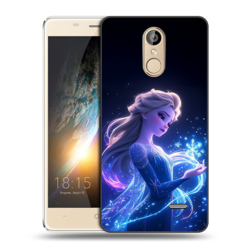 Силиконовый чехол на BQ Bond с принтом Холодное сердце Frozen