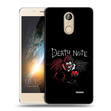 Силиконовый чехол на BQ Bond с принтом Death note Тетрадь смерти
