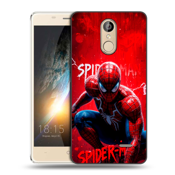 Силиконовый чехол на BQ Bond с принтом Spiderman Человек паук
