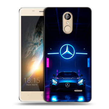 Силиконовый чехол на BQ Bond с принтом Mercedes Мерседес