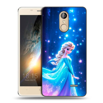 Силиконовый чехол на BQ Bond с принтом Холодное сердце Frozen