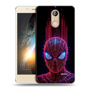 Силиконовый чехол на BQ Bond с принтом Spiderman Человек паук