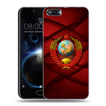Пластиковый чехол на Doogee Shoot 2 с принтом Герб СССР