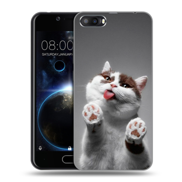 Пластиковый чехол на Doogee Shoot 2 с принтом Коты