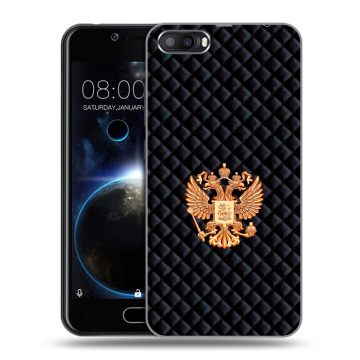 Пластиковый чехол на Doogee Shoot 2 с принтом Герб России принт Пластиковый чехол на Doogee Shoot 2 с принтом Герб России принт