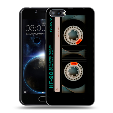 Пластиковый чехол на Doogee Shoot 2 с принтом Кассета Пластиковый чехол на Doogee Shoot 2 с принтом Кассета