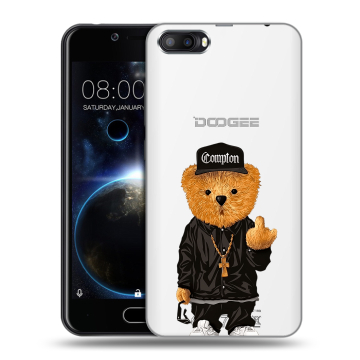 Пластиковый чехол на Doogee Shoot 2 с принтом Мишка