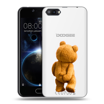 Пластиковый чехол на Doogee Shoot 2 с принтом Медведь