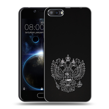Пластиковый чехол на Doogee Shoot 2 с принтом Герб России