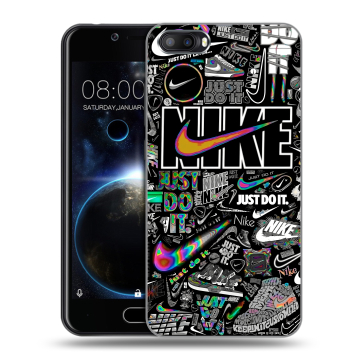 Пластиковый чехол на Doogee Shoot 2 с принтом Найк Пластиковый чехол на Doogee Shoot 2 с принтом Найк