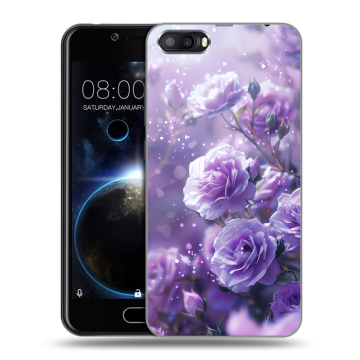 Пластиковый чехол на Doogee Shoot 2 с принтом Розы цветы Пластиковый чехол на Doogee Shoot 2 с принтом Розы цветы