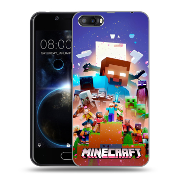 Пластиковый чехол на Doogee Shoot 2 с принтом Майнкрафт Minecraft Пластиковый чехол на Doogee Shoot 2 с принтом Майнкрафт Minecraft