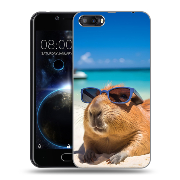 Пластиковый чехол на Doogee Shoot 2 с принтом Капибара Пластиковый чехол на Doogee Shoot 2 с принтом Капибара