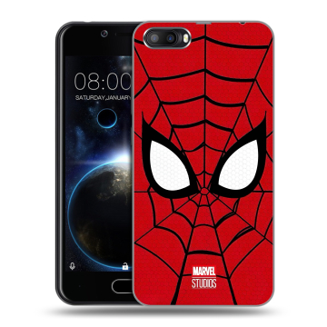 Пластиковый чехол на Doogee Shoot 2 с принтом человек паук spiderman Пластиковый чехол на Doogee Shoot 2 с принтом человек паук spiderman