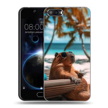 Пластиковый чехол на Doogee Shoot 2 с принтом Капибара Пластиковый чехол на Doogee Shoot 2 с принтом Капибара