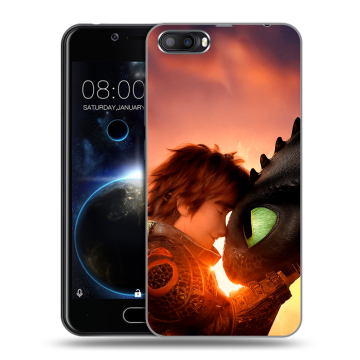 Пластиковый чехол на Doogee Shoot 2 с принтом Как приручить дракона