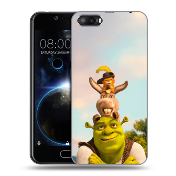 Пластиковый чехол на Doogee Shoot 2 с принтом Шрек Shrek Пластиковый чехол на Doogee Shoot 2 с принтом Шрек Shrek