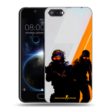 Пластиковый чехол на Doogee Shoot 2 с принтом Контер страйк Counter strike