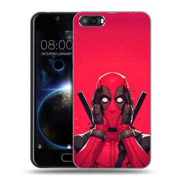 Пластиковый чехол на Doogee Shoot 2 с принтом Дедпул Deadpool
