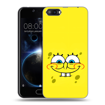 Пластиковый чехол на Doogee Shoot 2 с принтом спанчбоб спанч боб