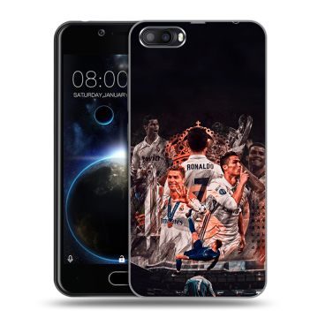 Пластиковый чехол на Doogee Shoot 2 с принтом Реал Роналдо Real Ronaldo