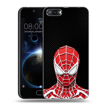 Пластиковый чехол на Doogee Shoot 2 с принтом человек паук spiderman