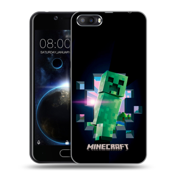 Пластиковый чехол на Doogee Shoot 2 с принтом Майнкрафт Minecraft