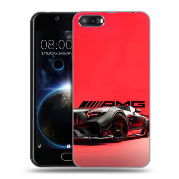 Пластиковый чехол на Doogee Shoot 2 с принтом Мерседес Mercedes AMG Пластиковый чехол на Doogee Shoot 2 с принтом Мерседес Mercedes AMG