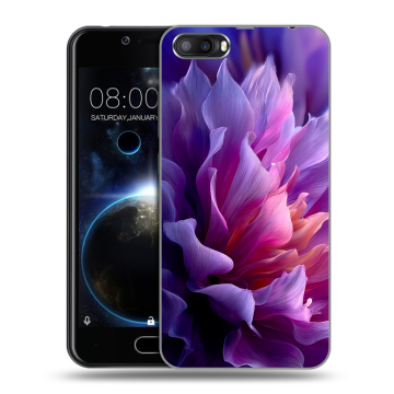 Пластиковый чехол на Doogee Shoot 2 с принтом женский цветы Пластиковый чехол на Doogee Shoot 2 с принтом женский цветы