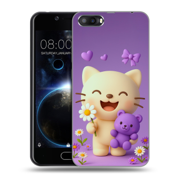 Пластиковый чехол на Doogee Shoot 2 с принтом для девочек