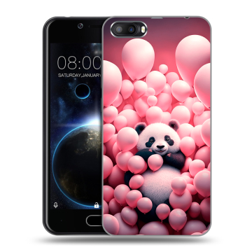 Пластиковый чехол на Doogee Shoot 2 с принтом Панда