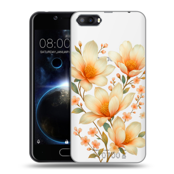 Пластиковый чехол на Doogee Shoot 2 с принтом Цветы Пластиковый чехол на Doogee Shoot 2 с принтом Цветы