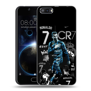 Пластиковый чехол на Doogee Shoot 2 с принтом Реал Роналдо