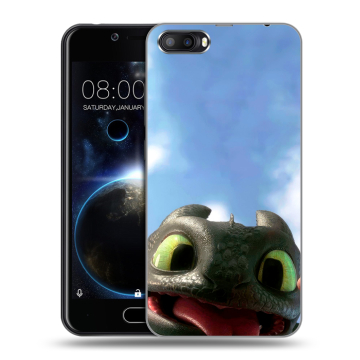Пластиковый чехол на Doogee Shoot 2 с принтом Как приручить дракона