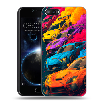 Пластиковый чехол на Doogee Shoot 2 с принтом Тачки Пластиковый чехол на Doogee Shoot 2 с принтом Тачки