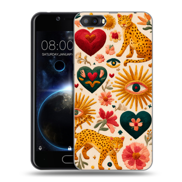 Пластиковый чехол на Doogee Shoot 2 с принтом Модный принт Пластиковый чехол на Doogee Shoot 2 с принтом Модный принт