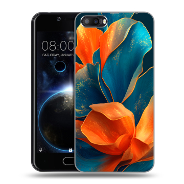 Пластиковый чехол на Doogee Shoot 2 с принтом Цветы Пластиковый чехол на Doogee Shoot 2 с принтом Цветы