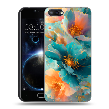 Пластиковый чехол на Doogee Shoot 2 с принтом Цветы Пластиковый чехол на Doogee Shoot 2 с принтом Цветы