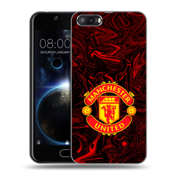 Пластиковый чехол на Doogee Shoot 2 с принтом Manchester United Пластиковый чехол на Doogee Shoot 2 с принтом Manchester United