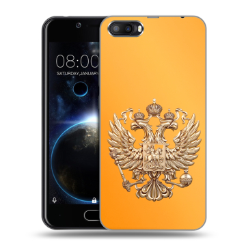 Пластиковый чехол на Doogee Shoot 2 с принтом Герб Флаг России Пластиковый чехол на Doogee Shoot 2 с принтом Герб Флаг России