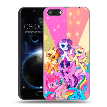 Пластиковый чехол на Doogee Shoot 2 с принтом My little pony Дружба чудо Пластиковый чехол на Doogee Shoot 2 с принтом My little pony Дружба чудо
