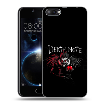 Пластиковый чехол на Doogee Shoot 2 с принтом Death note Тетрадь смерти