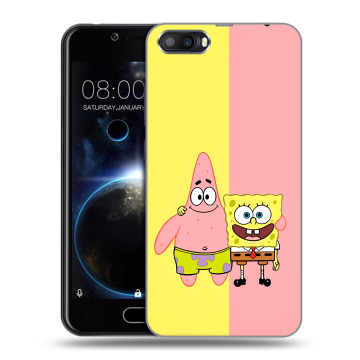 Пластиковый чехол на Doogee Shoot 2 с принтом Спанч боб Спанчбоб
