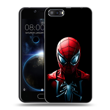 Пластиковый чехол на Doogee Shoot 2 с принтом Spiderman Человек паук