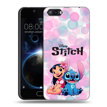 Пластиковый чехол на Doogee Shoot 2 с принтом Лило и Стич Пластиковый чехол на Doogee Shoot 2 с принтом Лило и Стич