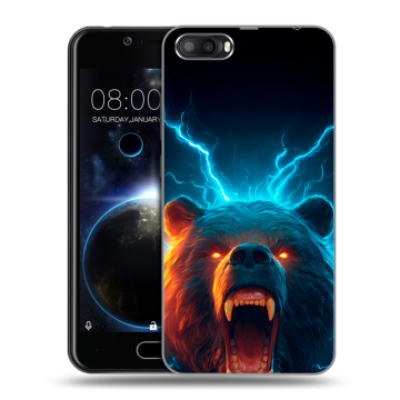 Пластиковый чехол на Doogee Shoot 2 с принтом Медведь Пластиковый чехол на Doogee Shoot 2 с принтом Медведь