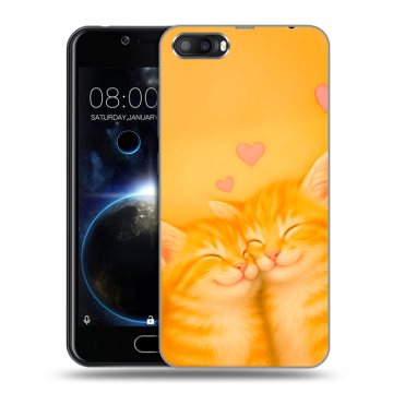 Пластиковый чехол на Doogee Shoot 2 с принтом Милые котята
