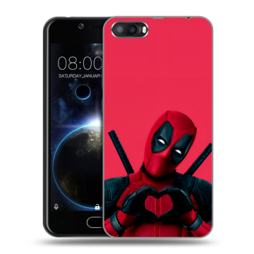 Пластиковый чехол на Doogee Shoot 2 с принтом Дедпул Deadpool