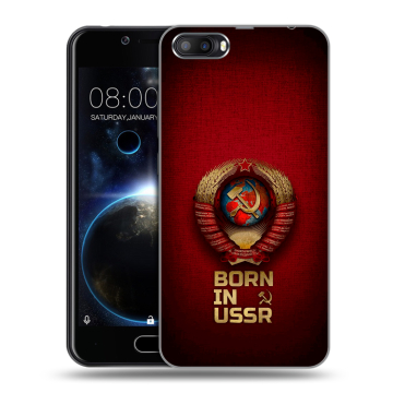 Пластиковый чехол на Doogee Shoot 2 с принтом Флаг Герб СССР Пластиковый чехол на Doogee Shoot 2 с принтом Флаг Герб СССР